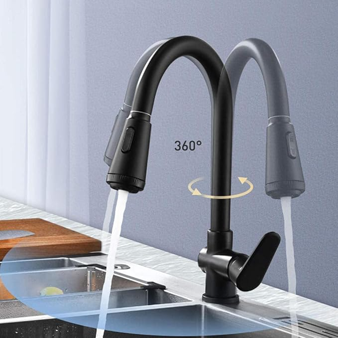 SwiftFlow | Moderne Kraan met Uittrekfunctie en Sensor