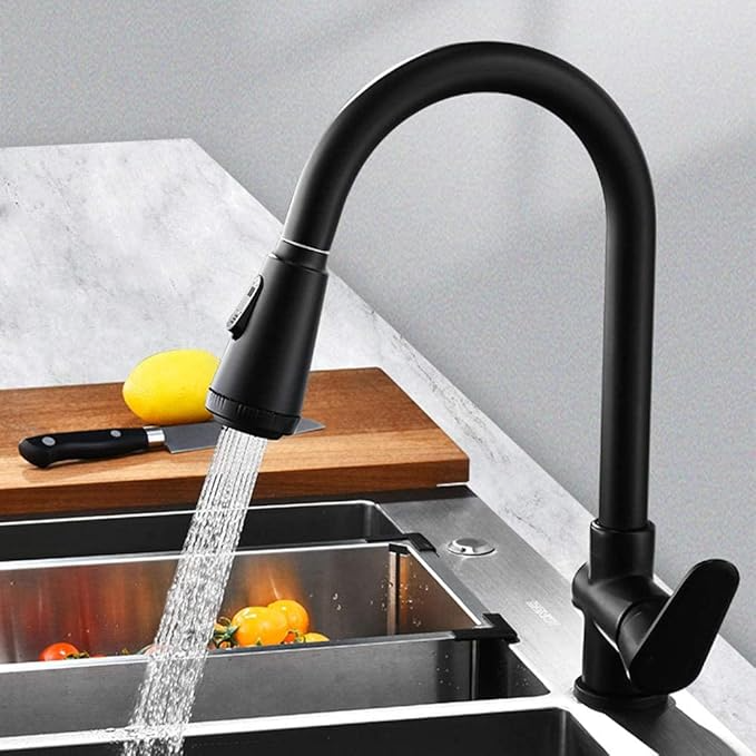 SwiftFlow Moderne Kraan Uittrekbare Spuit Sensor