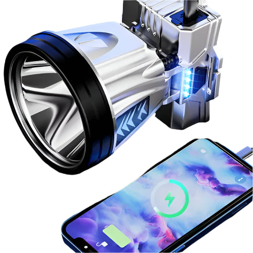 LuxeBeam LED Hoofdlamp | Verlicht je pad met een ultra heldere en duurzame lichtbron voor nachtelijke avonturen.