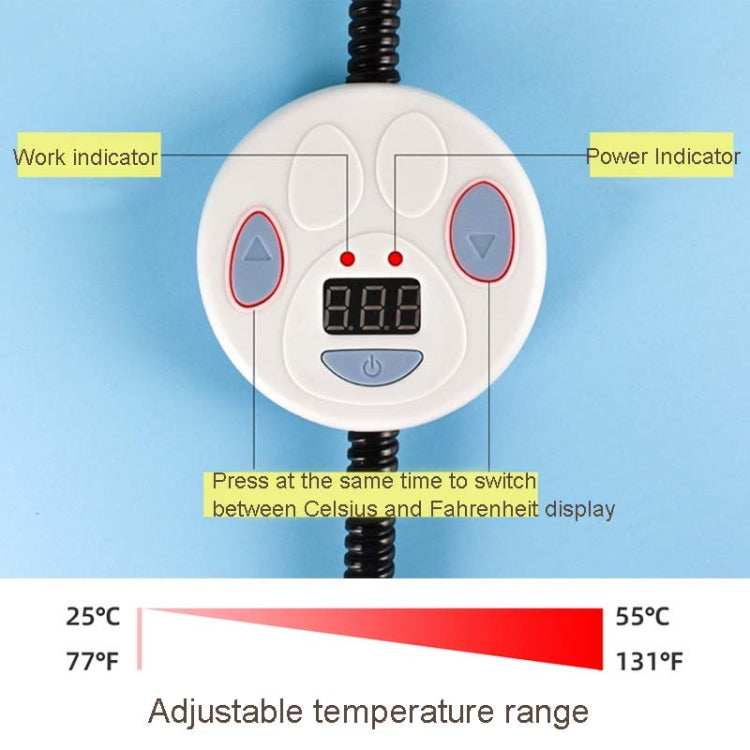 Waterdichte Verwarmingsmat 60x45 cm – Elektrische Deken met JP Stekker
