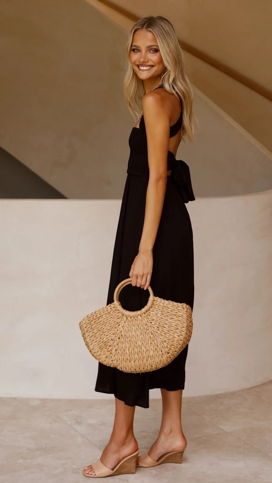 Leda | Elegante Maxijurk met Vloeiende Snit