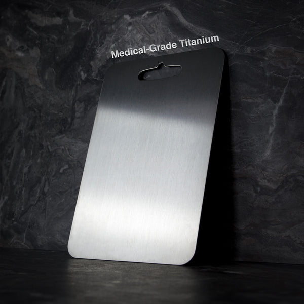 Titanium Snijplank – Antibacterieel, Niet-Toxisch, BPA-Vrij Keuken Essentieel, Mesvriendelijk Ontwerp voor Veilige Voedselbereiding