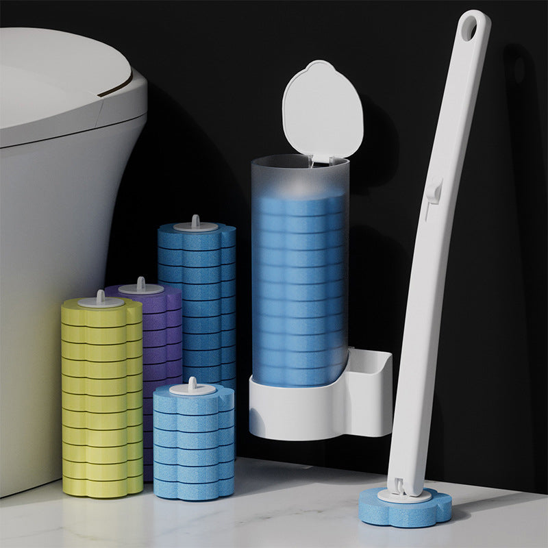 Wc-borstel Wegwerp | Antibacterieel | Hygiënische Sponskoppen | CleanClick