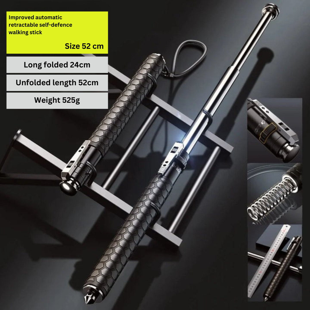 Automatische Uittrekbare Loopstok Met Antislip Grip