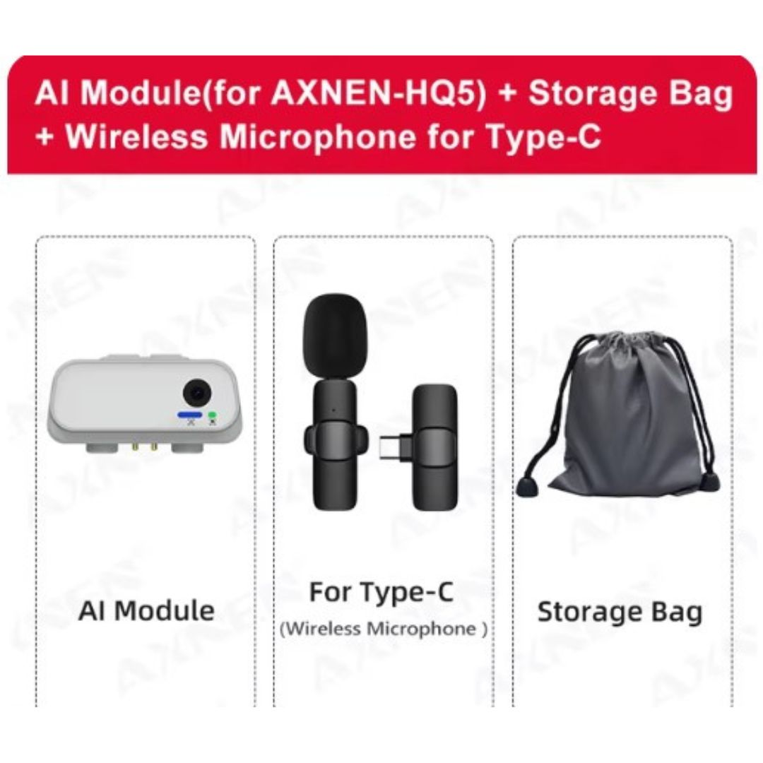 AXNEN HQ5 Microfoon | Voor het recorden van al je video's