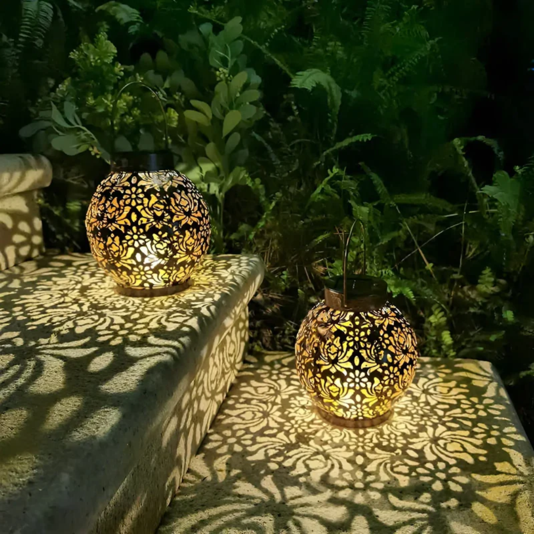 Weerbestendige LED Solar Tuin Hanglamp