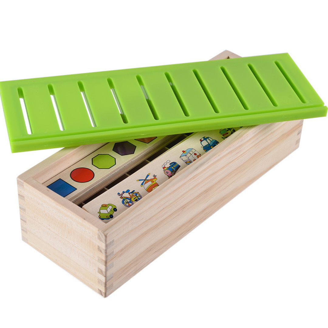 Montessori Houten Doos voor Sorteren Leren