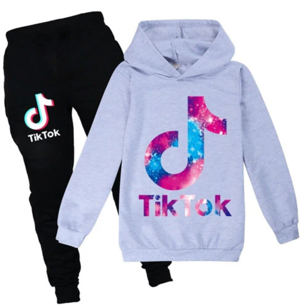 Tiktok Kids Joggingspak | Voor altijd een tiktokker | Unisex