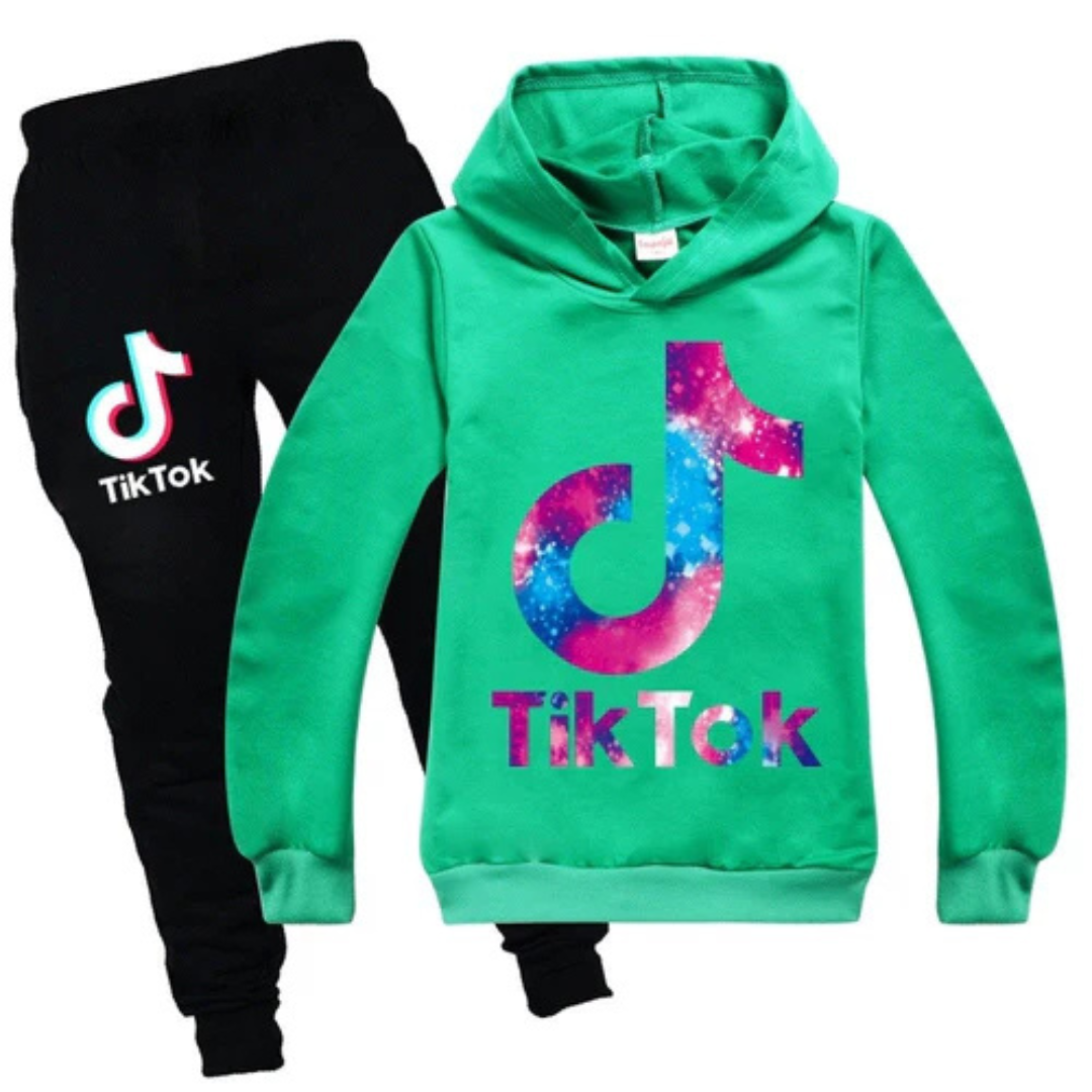 Tiktok Kids Joggingspak | Voor altijd een tiktokker | Unisex