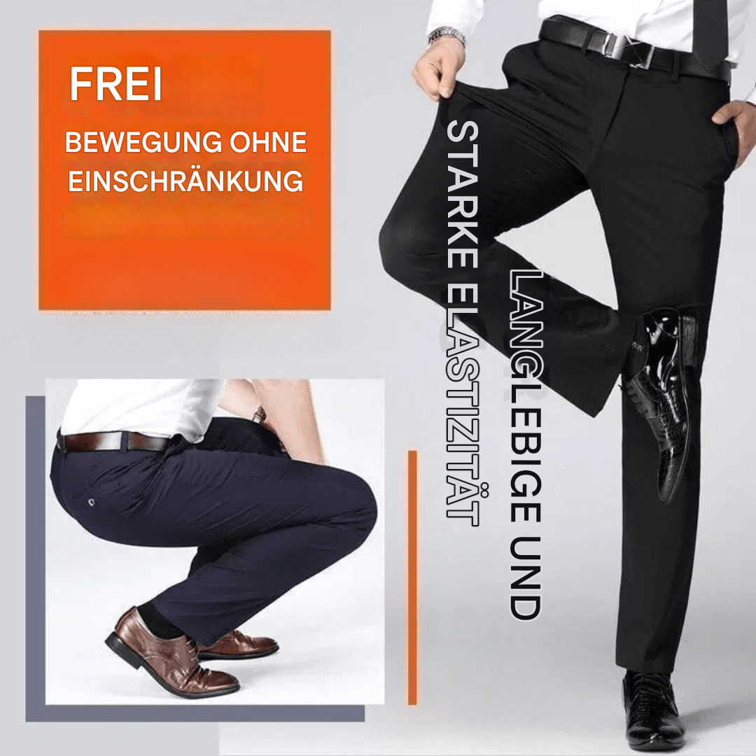 50% Korting - MasonPro - High Stretch Heren Klassieke Broek - Beperkte Aanbieding