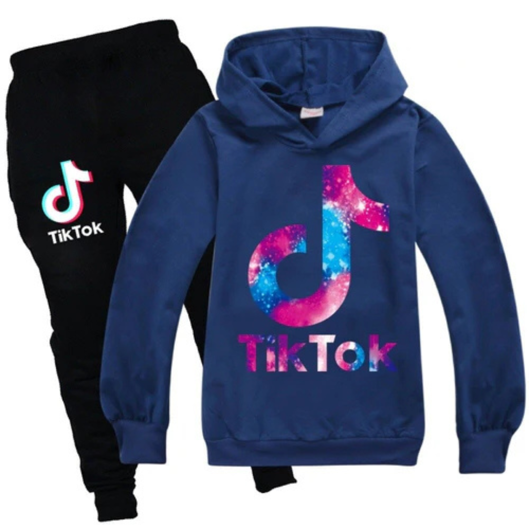 Tiktok Kids Joggingspak | Voor altijd een tiktokker | Unisex
