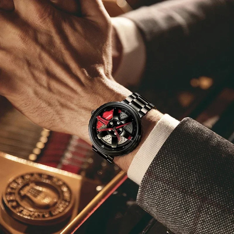 LuxeMontre | Automatische herenhorloge – leren band – elegant design – geavanceerd mechanisch