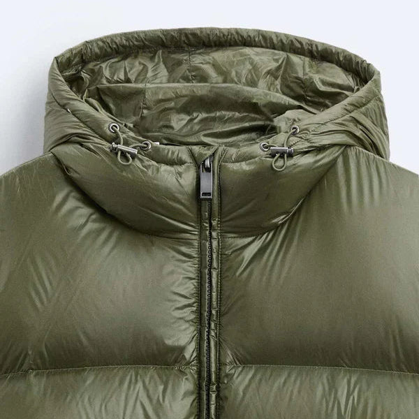 Waterdichte katoen pufferjack voor heren – Warmte, comfort en hedendaagse stijl