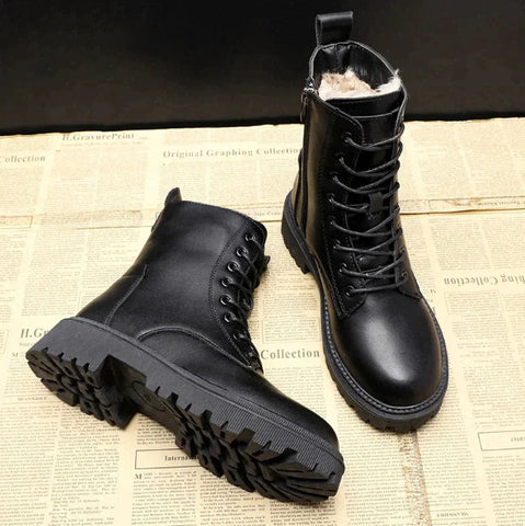 Warme Damesstiefels Delphine – Gevoerde Winterstiefels met Antislipzool
