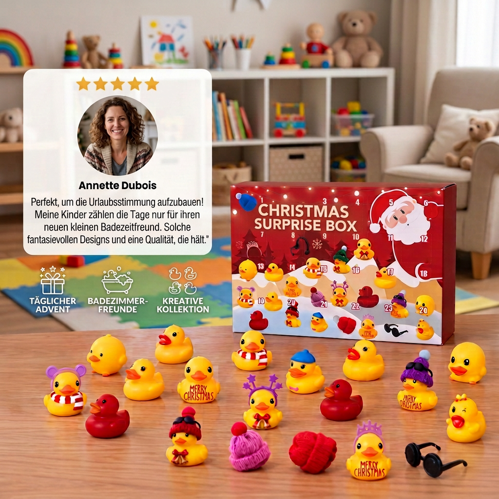Kerst Adventskalender met Gummipoppen