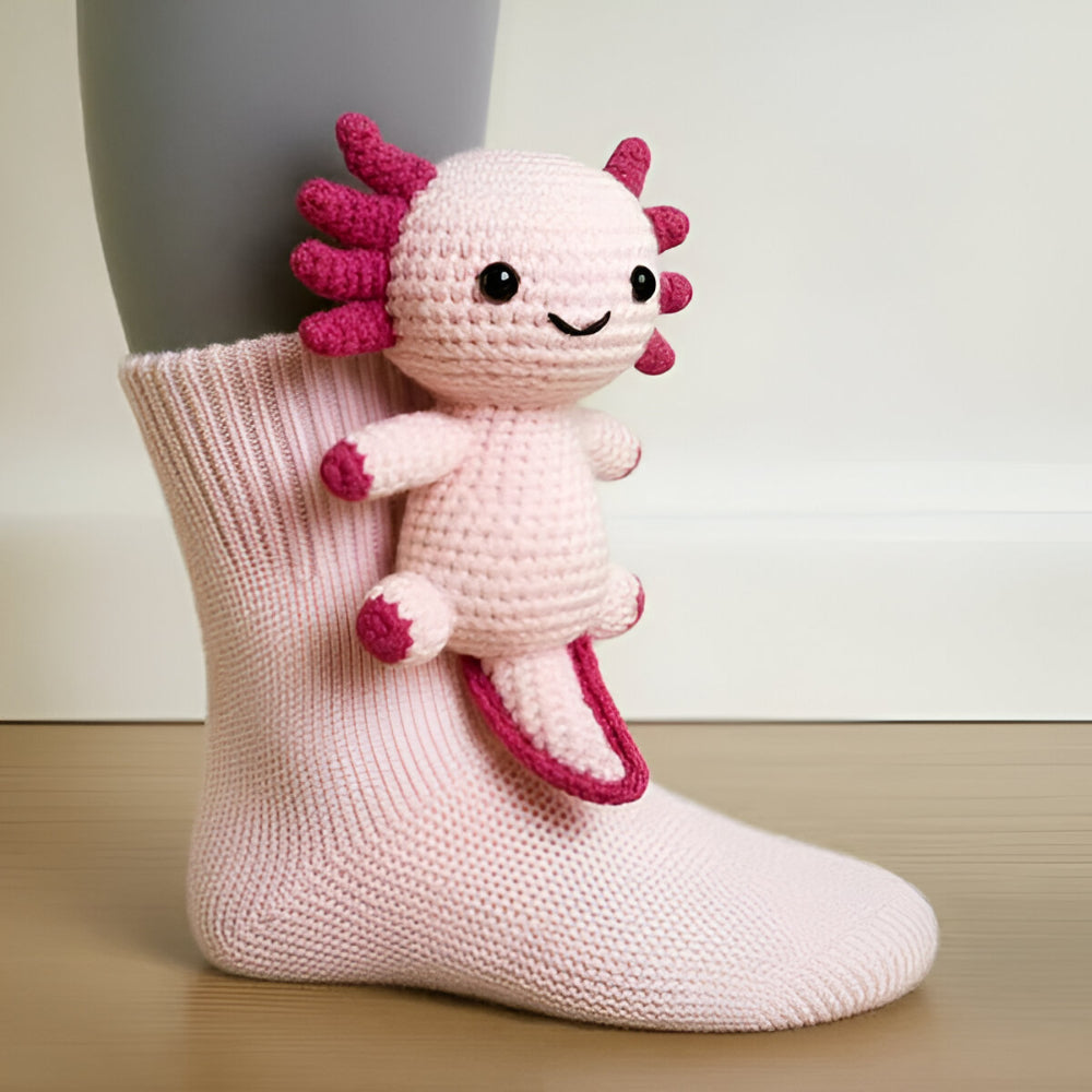 KnusStep Warme Dier-Sokken van Pluche – Antislip Huissokken met 3D-Design