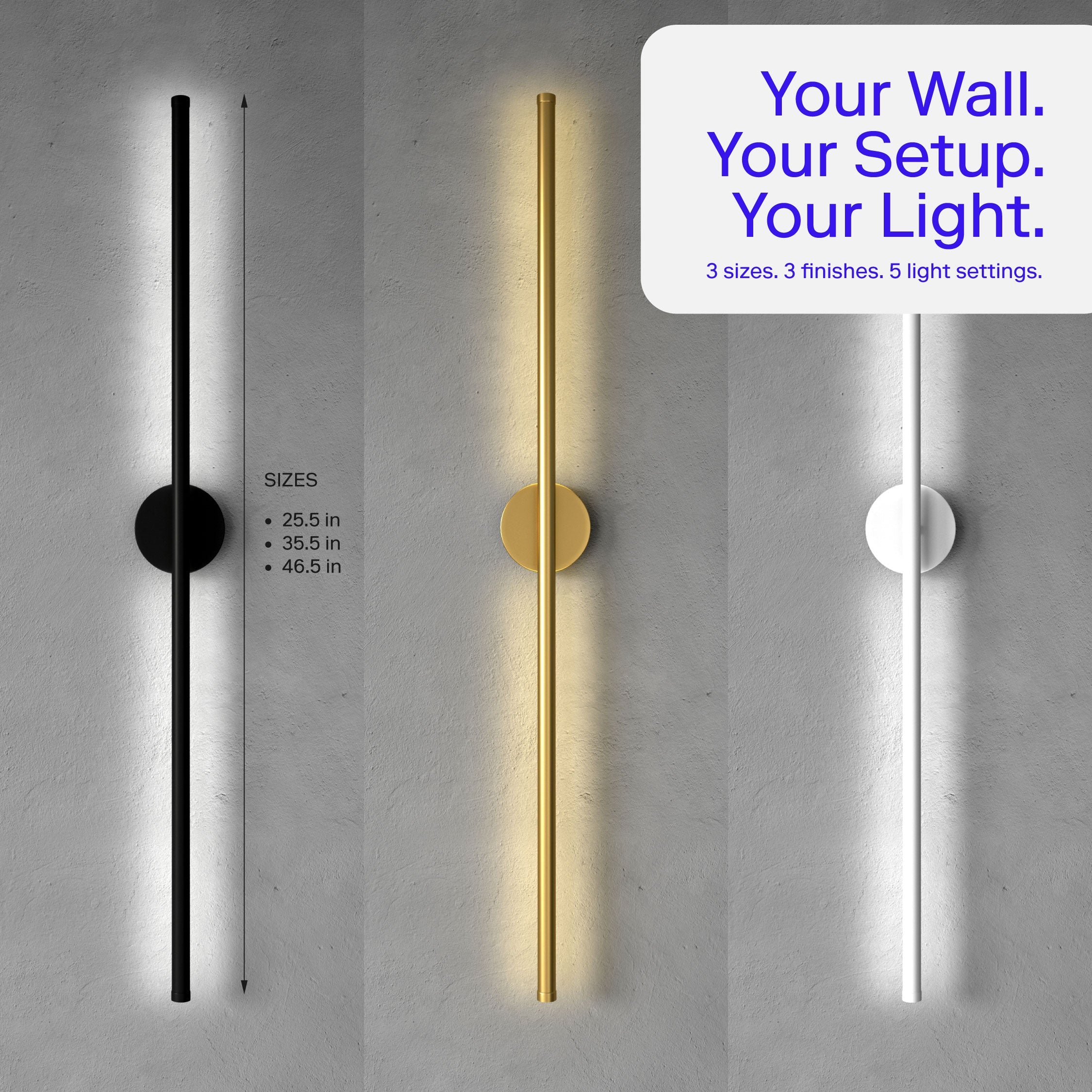 Moderne Ronde Wandlamp