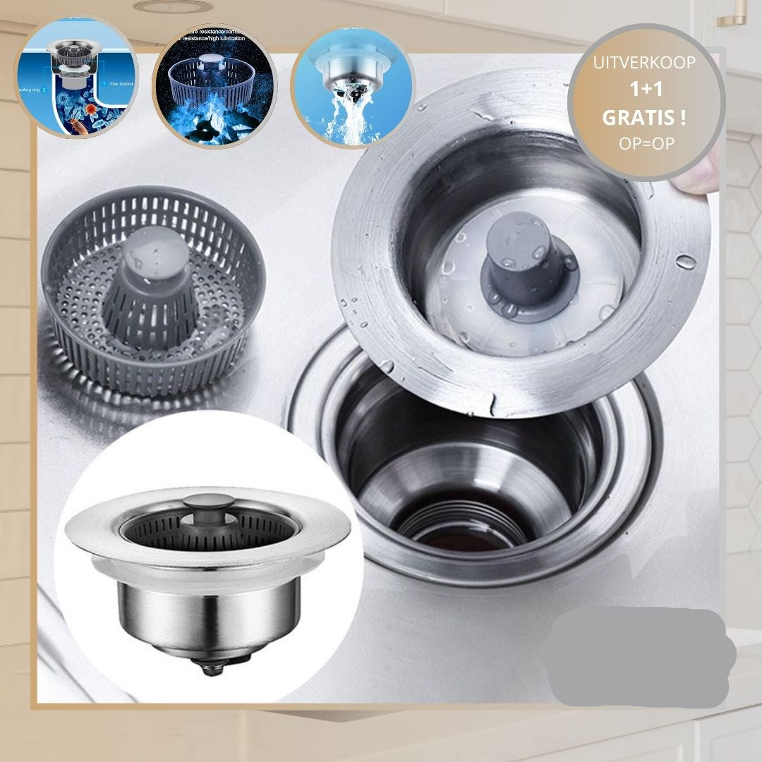 AquaElite™ | 3-in-1 Gootsteenfilter voor ongeëvenaarde waterzuivering