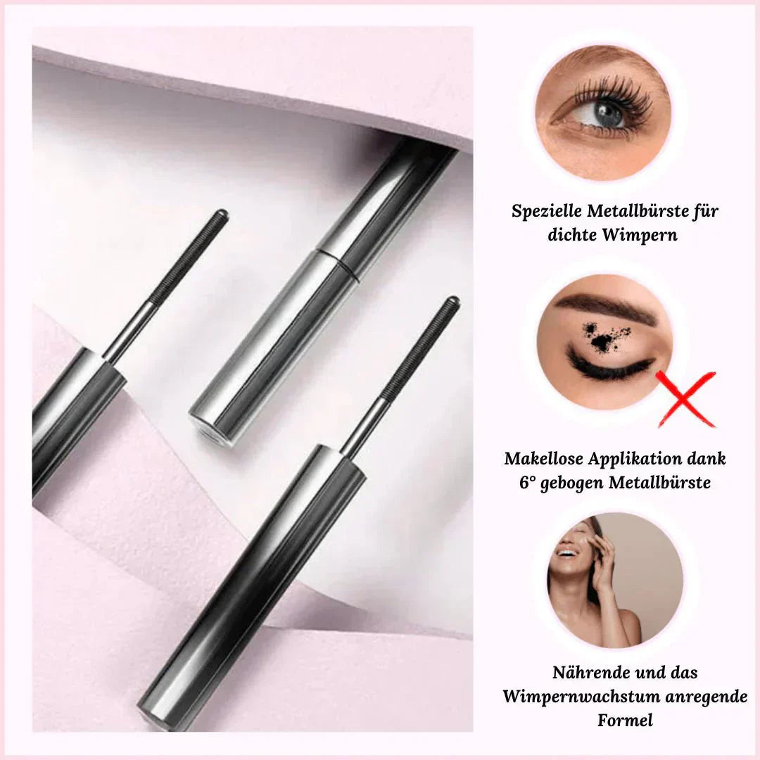 Waterproof Volume Mascara Langdurig Klontvrij 1 Plus 1 Gratis