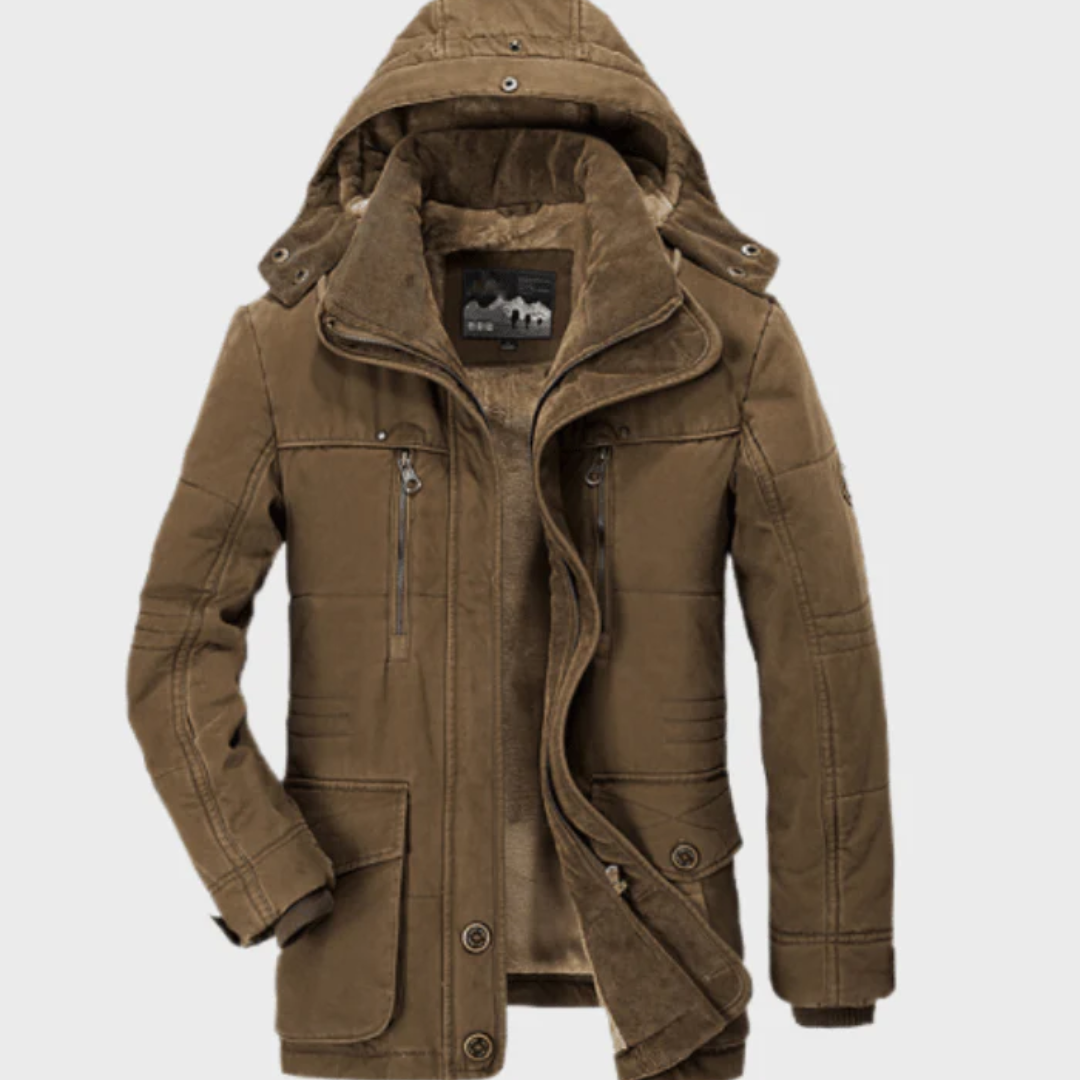 UrbanShield Heren Winterjacke – Functioneel ontwerp met meerdere zakken