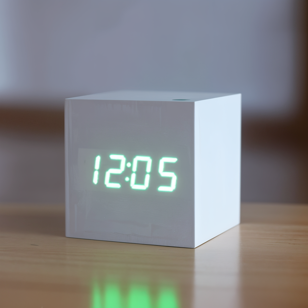 WoodTime | Elegante digitale LED Klok