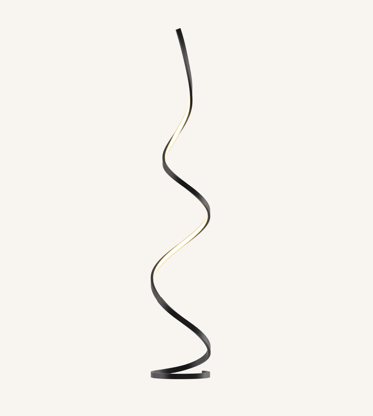 Sculpturale LED Vloerlamp – Moderne Spiraalvormige Designlamp