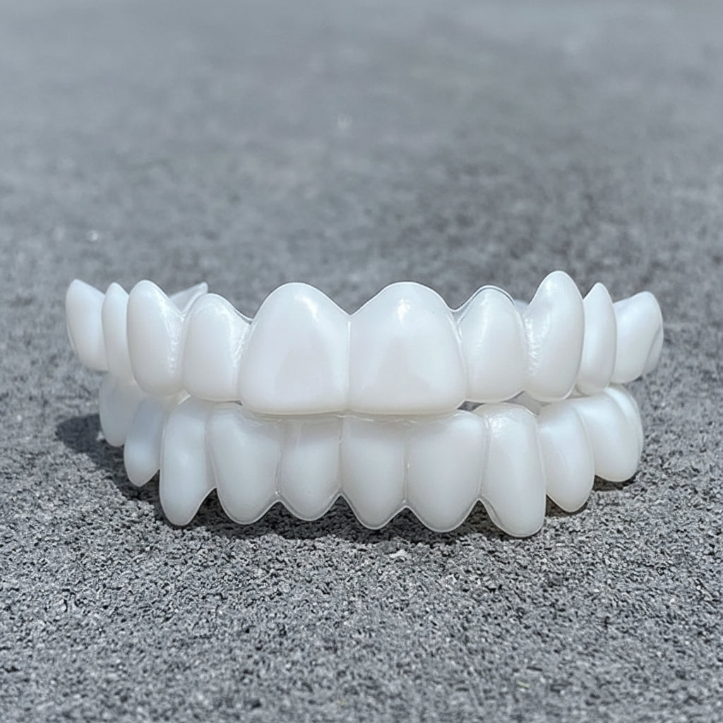 SMILEFLEX – Tandprothese met witte tandheelkundige lenzen