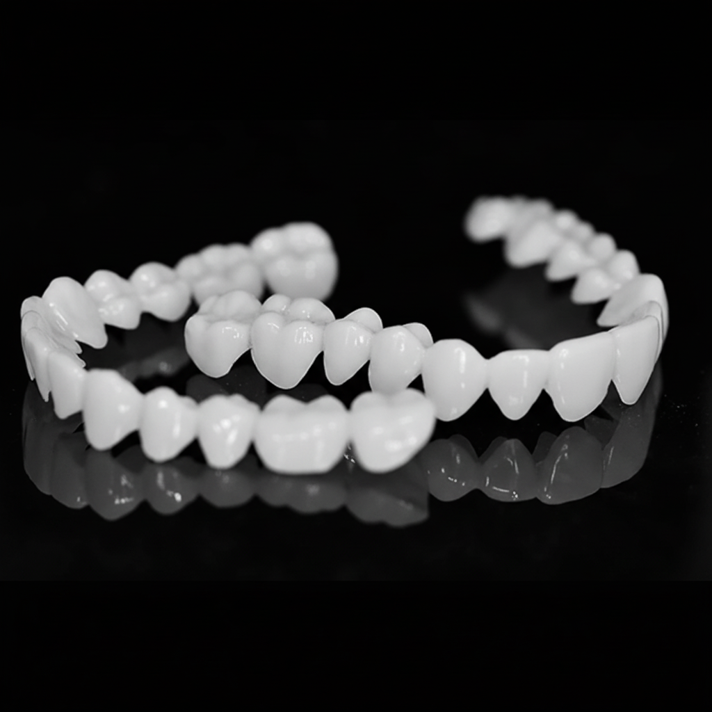 SMILEFLEX – Tandprothese met witte tandheelkundige lenzen