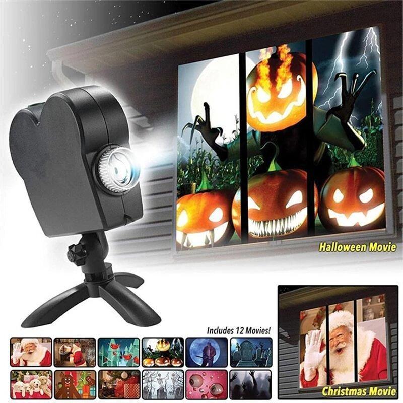 SpookGlow Holografische Projector | Transformeer je ruimte met betoverende Halloween-projecties