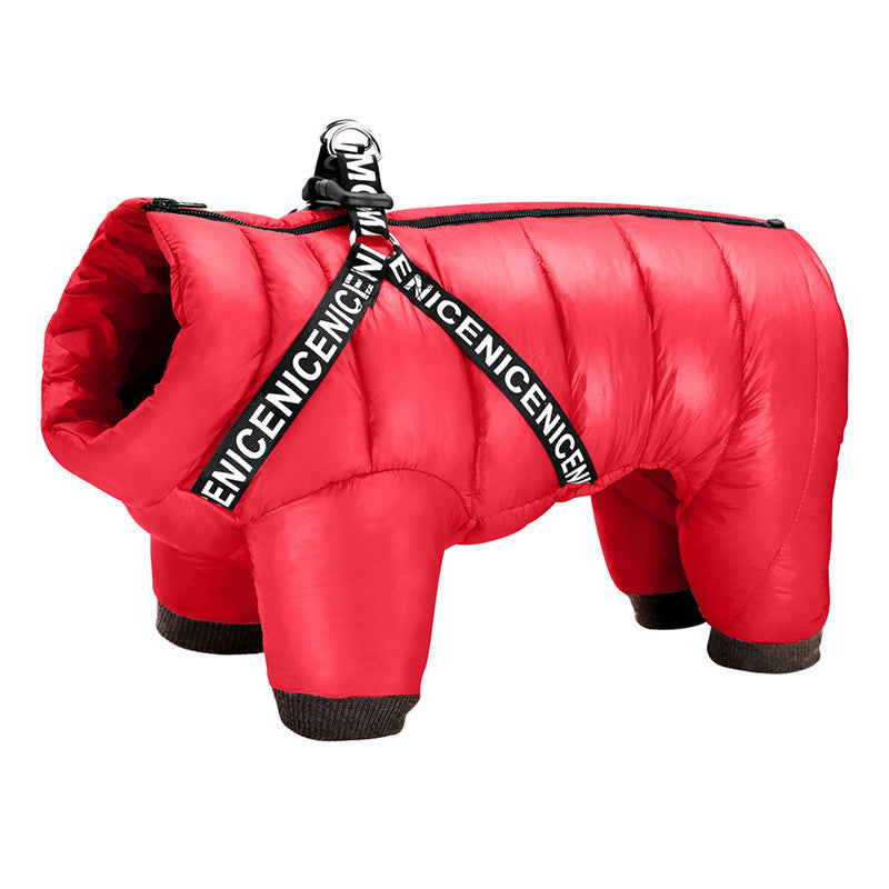 WarmPaw WinterComfort Hondenjas – Winddichte Jas met Zachte Isolatie voor Koud Weer