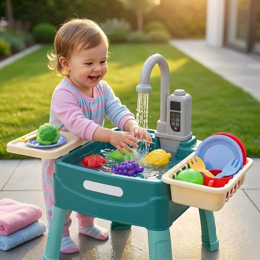 WasserWunder Speelkeuken met Magische Kraan voor Kinderen