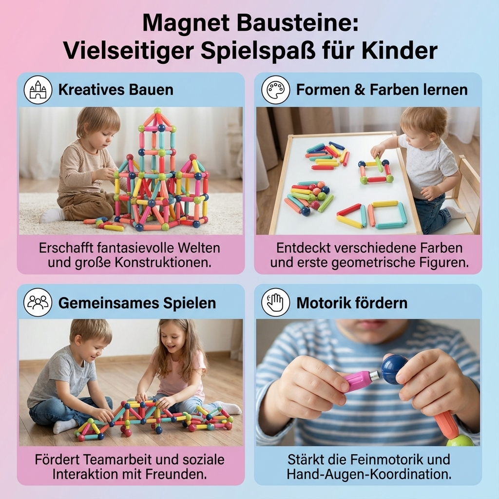 Magnetische Bouwstenen Creatieve Speelset