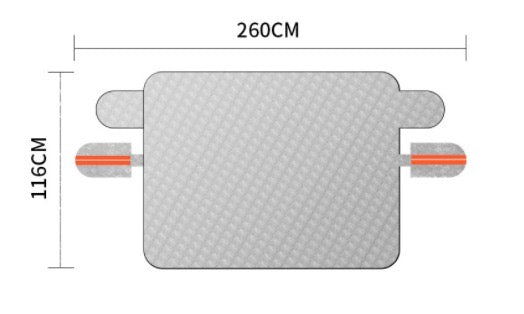 WinterShield Voorruitbescherming Magnetisch voor Voorruit en Spiegels