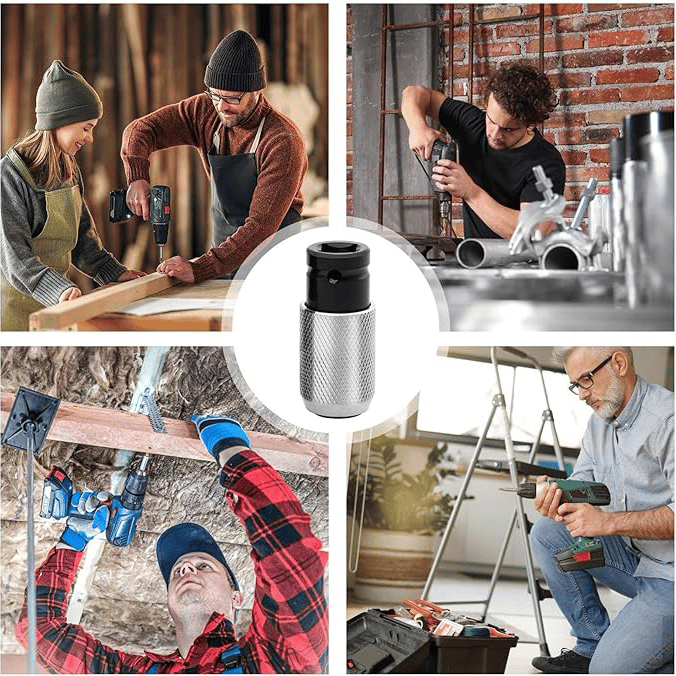 LuxorTech Elektrische Moersleutel Adapter | Krachtige boorkop voor moeiteloos klussen