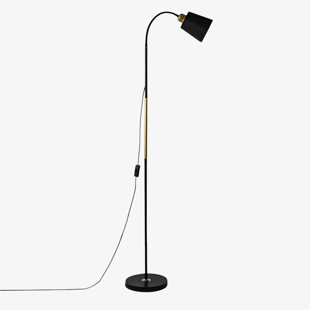 Verstelbare Vloerlamp met Richtbare Lampkop – Functionele Leeslamp