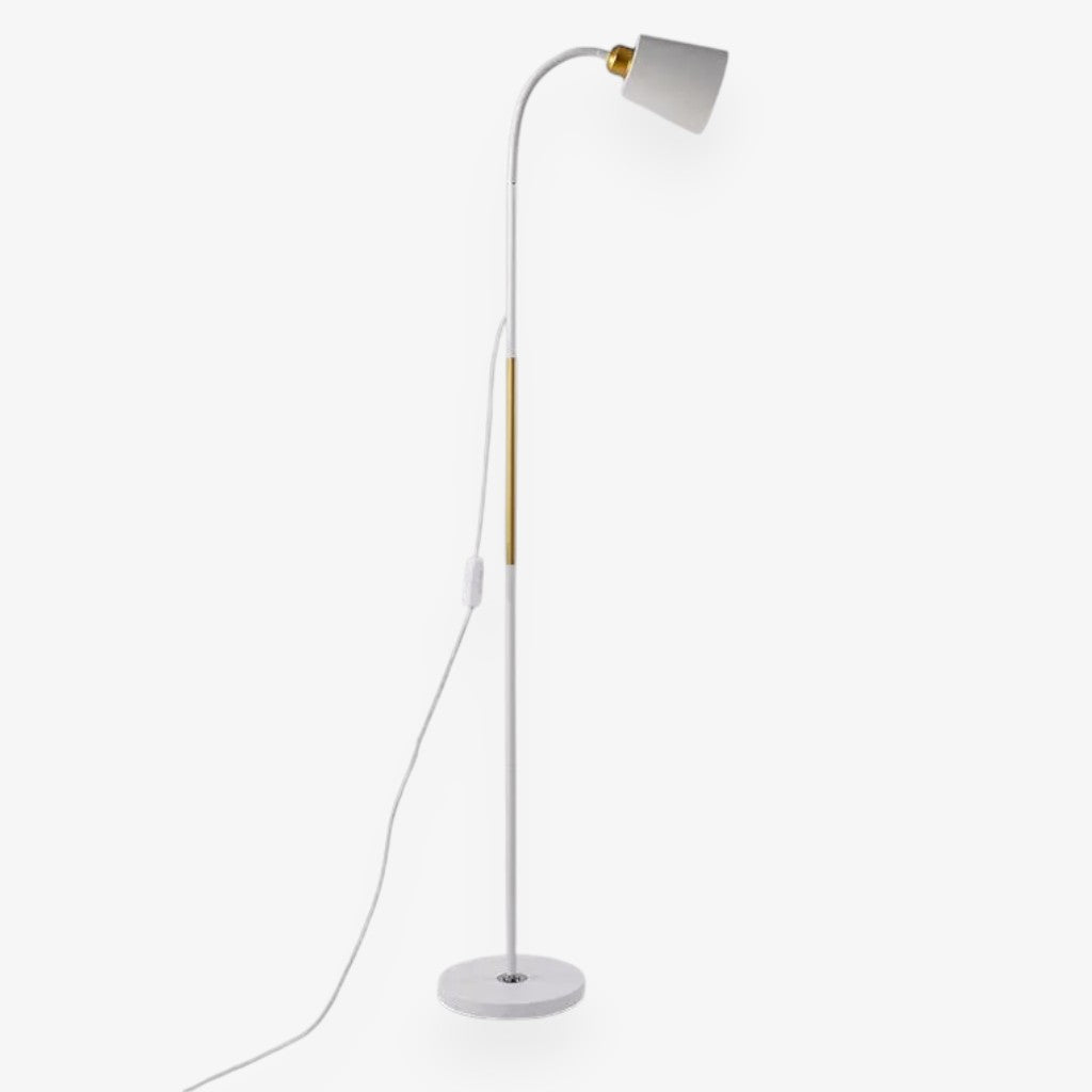 Verstelbare Vloerlamp met Richtbare Lampkop – Functionele Leeslamp