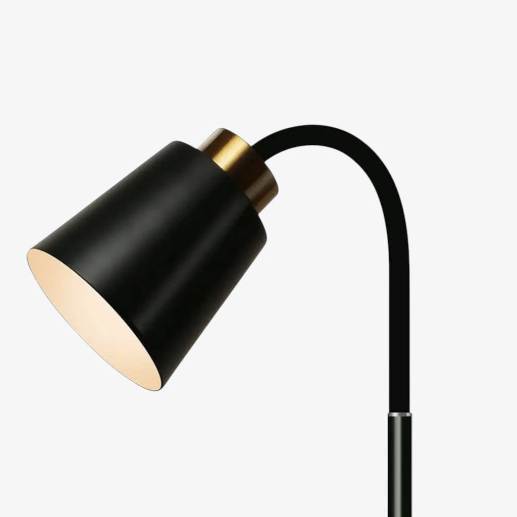 Verstelbare Vloerlamp met Richtbare Lampkop – Functionele Leeslamp