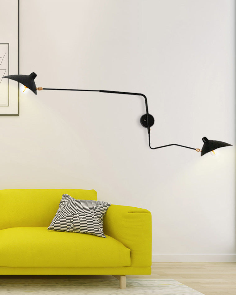 Wandlamp Met Verstelbare Armen - Dubbele Armen - Moderne Verlichting