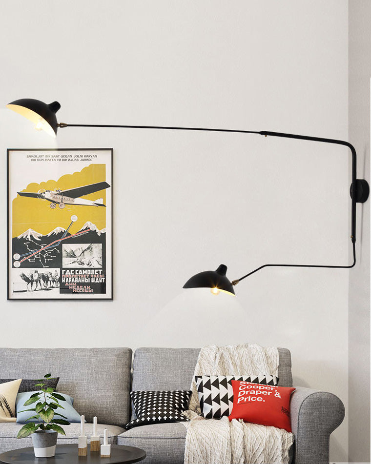 Wandlamp Met Verstelbare Armen - Dubbele Armen - Moderne Verlichting