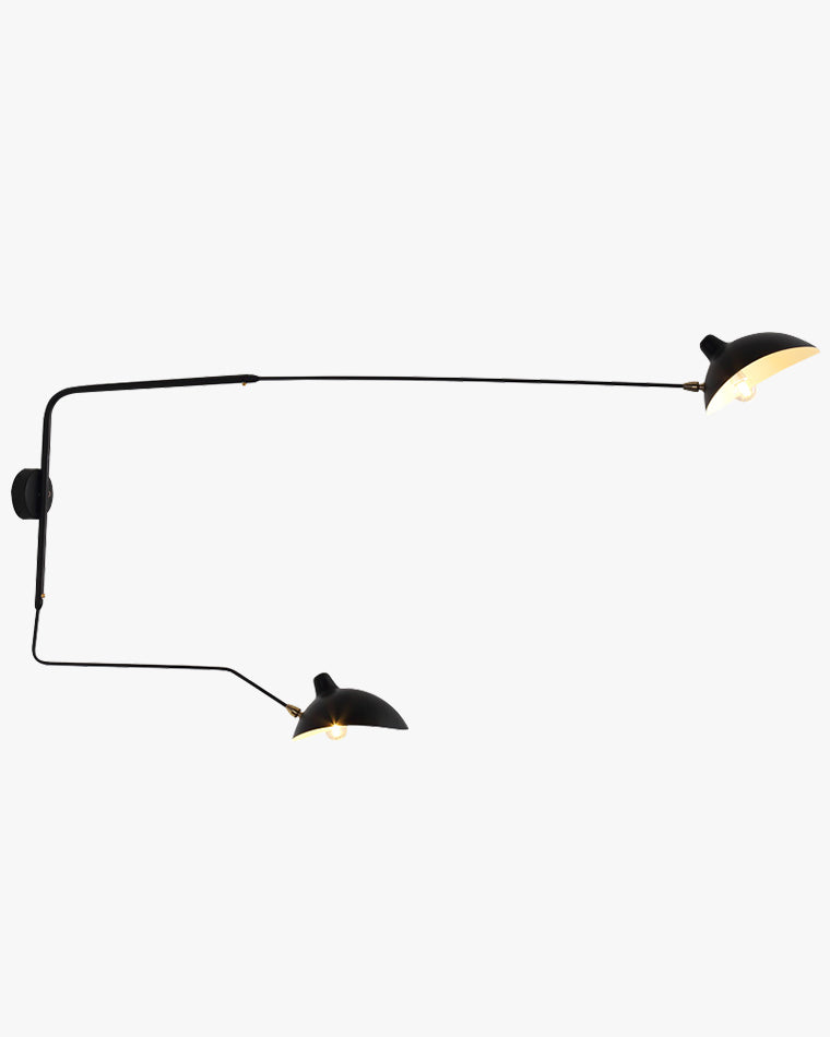 Wandlamp Met Verstelbare Armen - Dubbele Armen - Moderne Verlichting