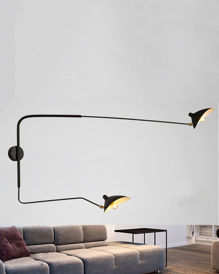 Wandlamp Met Verstelbare Armen - Dubbele Armen - Moderne Verlichting