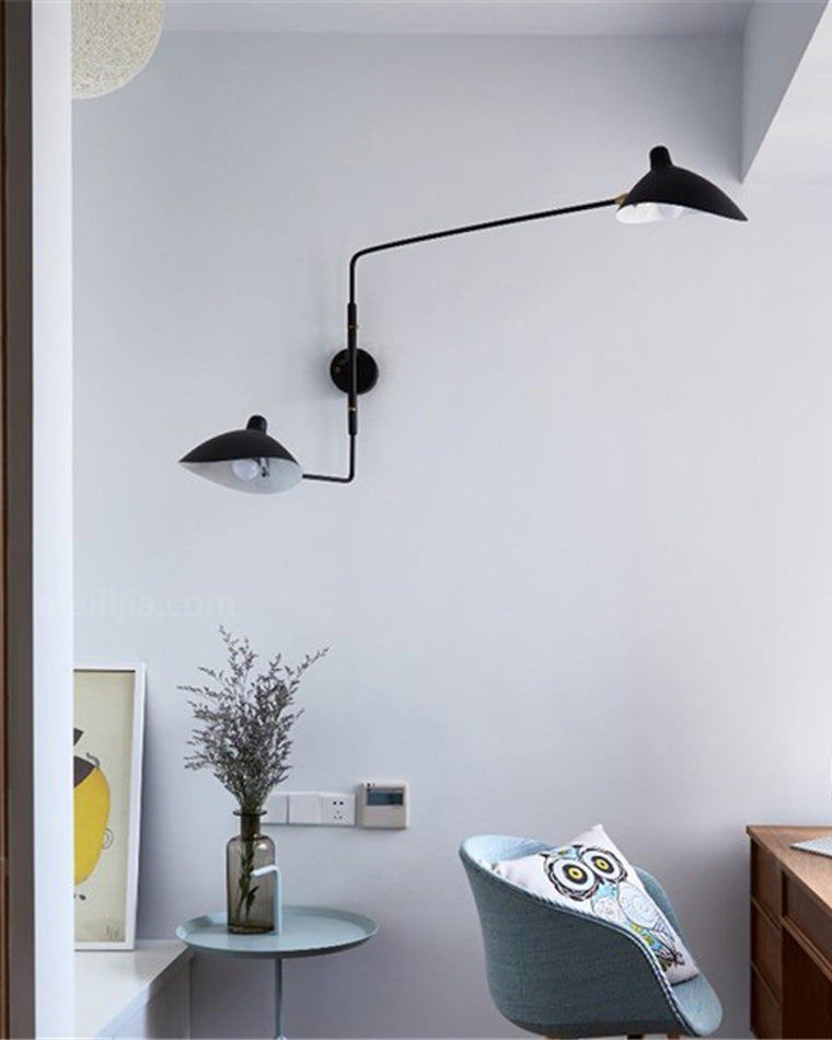 Wandlamp Met Verstelbare Armen - Dubbele Armen - Moderne Verlichting