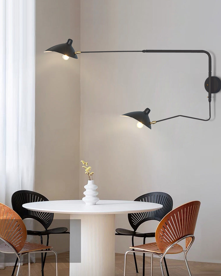 Wandlamp Met Verstelbare Armen - Dubbele Armen - Moderne Verlichting