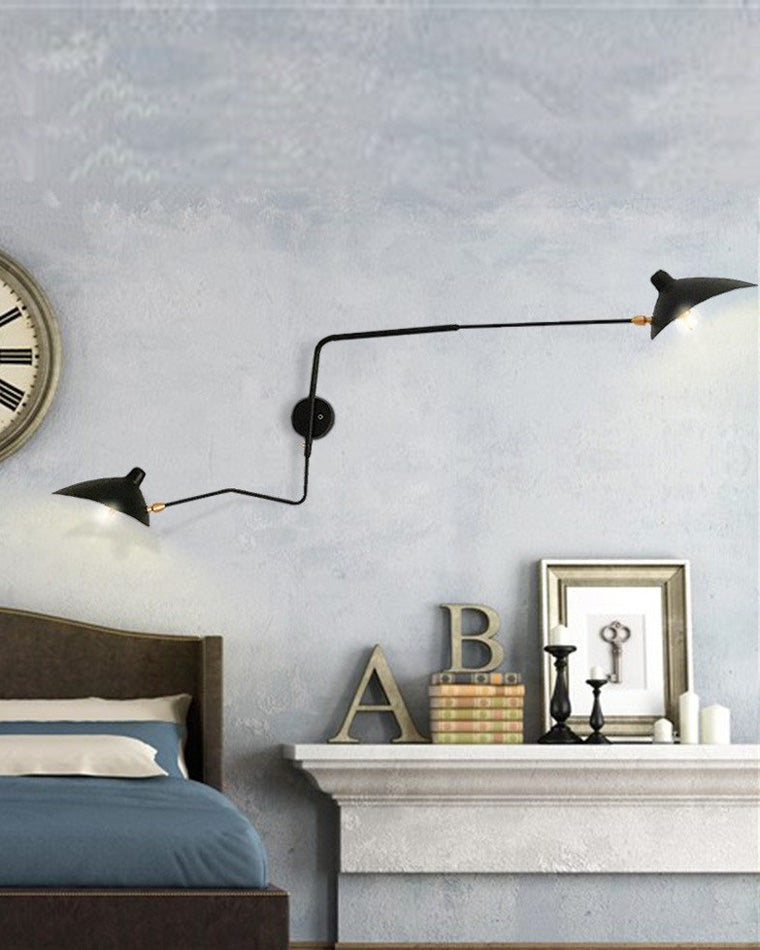 Wandlamp Met Verstelbare Armen - Dubbele Armen - Moderne Verlichting