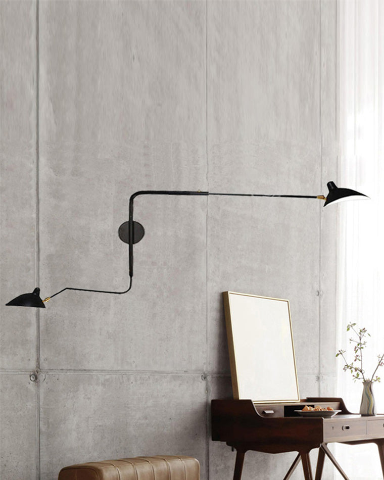 Wandlamp Met Verstelbare Armen - Dubbele Armen - Moderne Verlichting