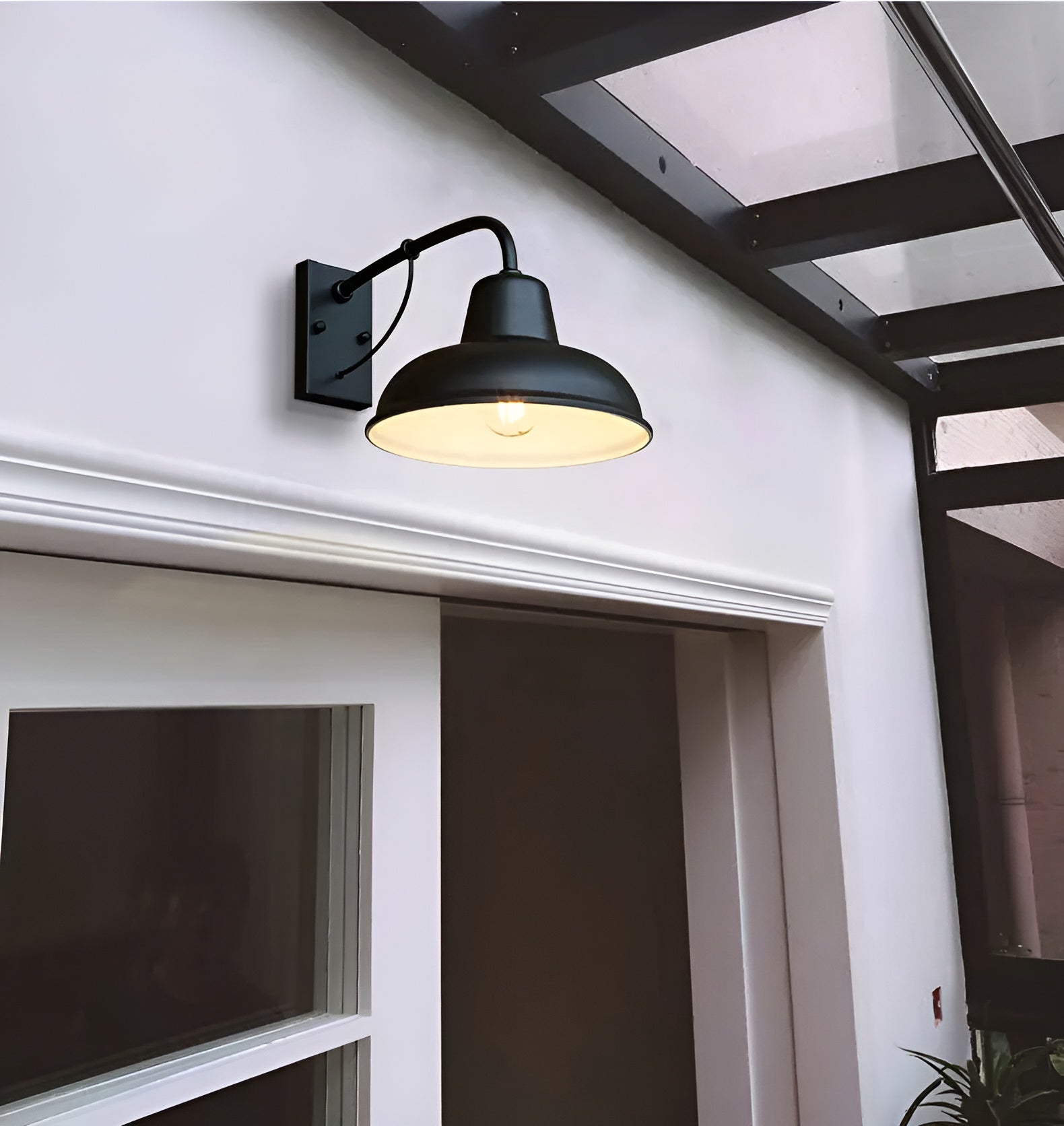 Rustieke ijzeren wandlamp - Vintage buitenverlichting