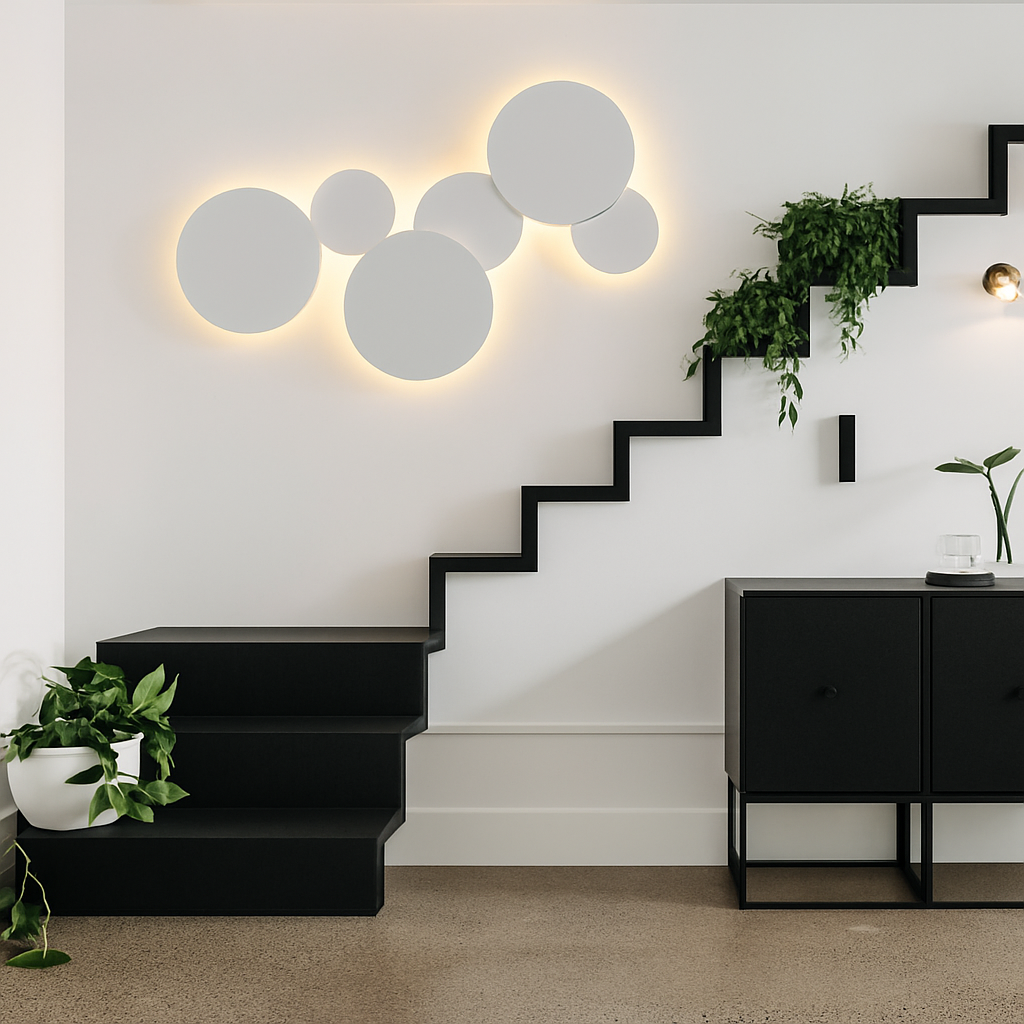 Ronde LED-Wandlamp Eclipse (enkel)