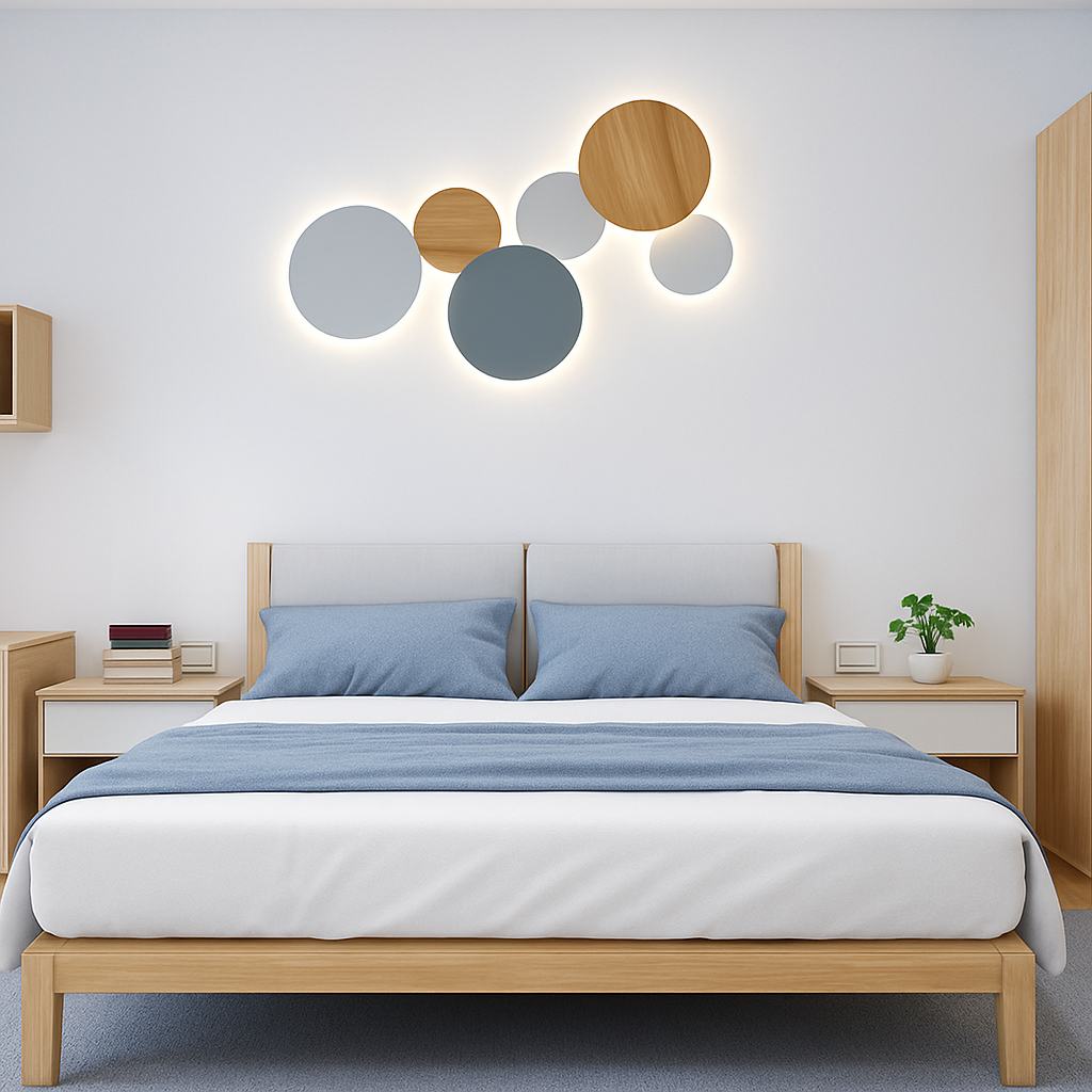 Ronde LED-Wandlamp Eclipse (enkel)