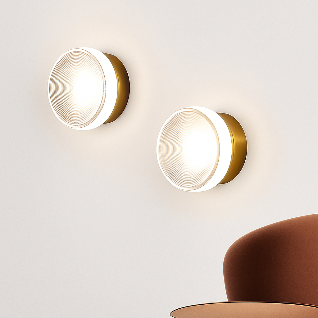 Moderne ronde Wandlamp LED Glas Wandlamp Woonkamer Gang Korridor Slaapkamer Badkamer Woondecoratie Binnenverlichting