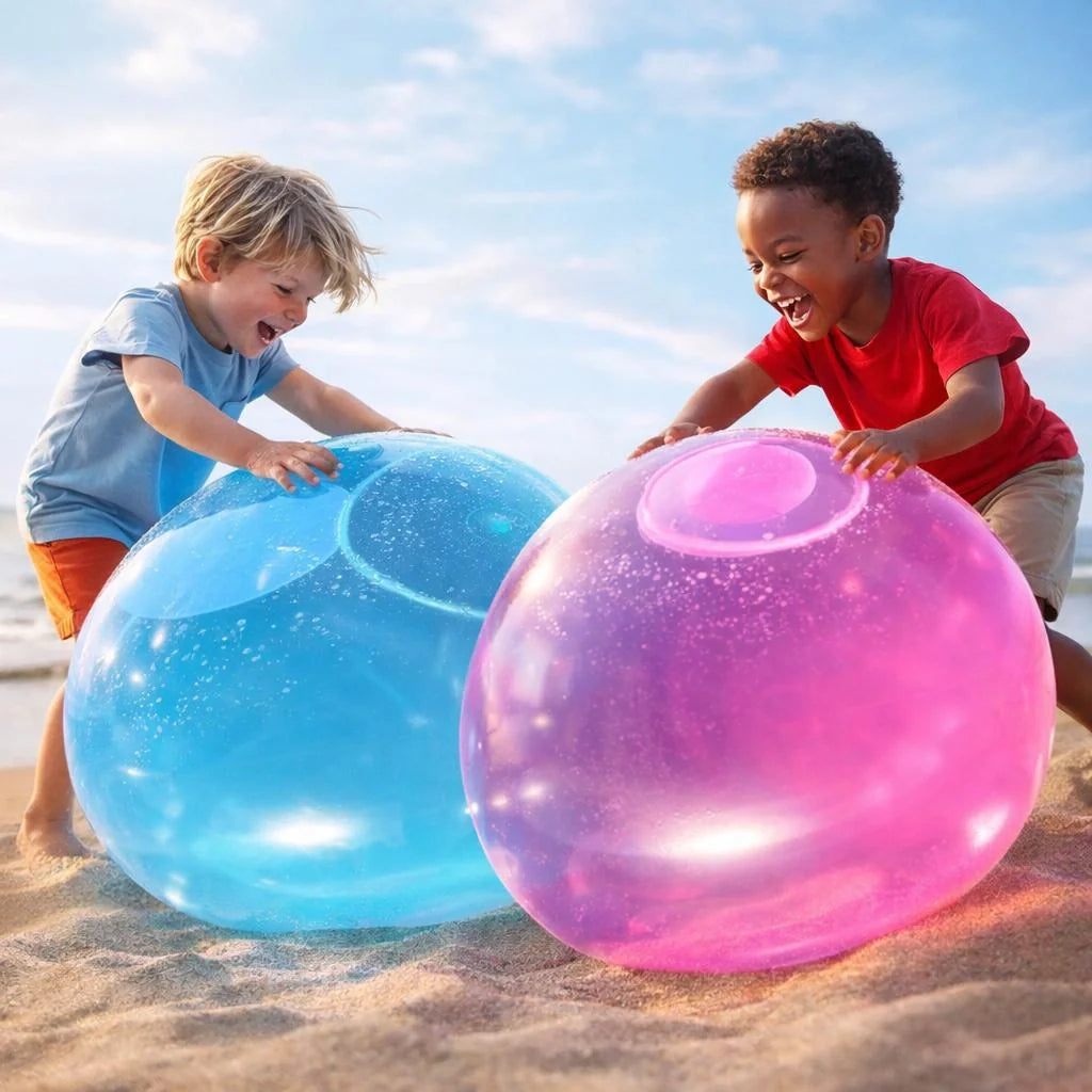 Opblaasbare Speelbal XXL | Kleurrijke Gummibal voor Kinderen | BlubberBall